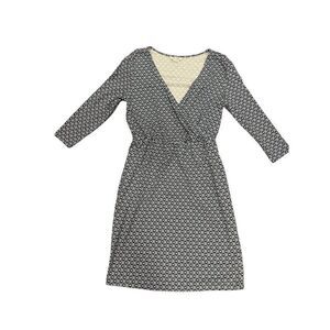 Boden Jersey Knit Cross Over V Neckline Dress Sz 6 Womens